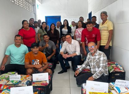 Instituto Santo Inácio de Antioquia e Prefeitura de Juazeiro do Norte entregam uma tonelada de alimentos a instituições beneficentes